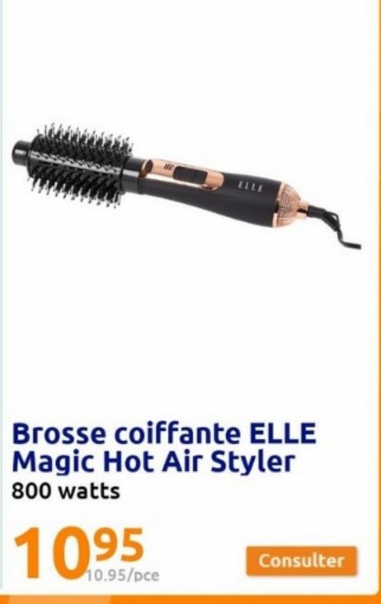 brosse coiffante ELLE Magic Hot Air Styler