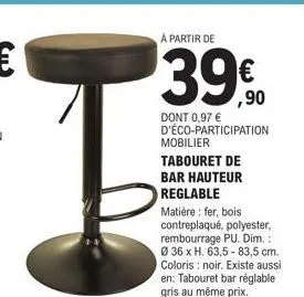 tabouret de bar 