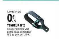 Tendez Vos Rênes en Style: Tendeur N°2 en Acier Plastifié Vert à 0.0€!