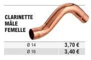 clarinette måle  femelle  014  016  3,70 €  3,40 € 