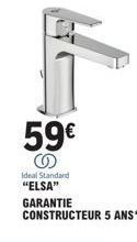 59€  Ideal Standard "ELSA"  GARANTIE CONSTRUCTEUR 5 ANS* 