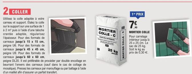 Collez Parfaitement avec la Bonne Colle pour Carreaux et Supports: Offre Spéciale!