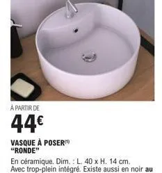 vasque à poser 