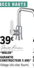 Molen BECS HAUTS 39€ (avec Vidage Clic-Clac Inclus) – Garantie Constructeur 5 Ans - Edouard Ranman