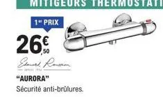 26€  edouard, roman  "aurora"  sécurité anti-brûlures. 