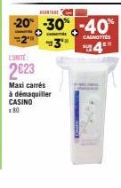 Maxi Carré Casino: -40% de Réduction sur les Boîtes de 4 à 2€23 et 80 Cagnottes à Démaquiller!