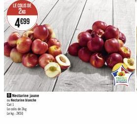 Dégustez de délicieuses Nectarines à Prix Réduit: 2kg pour 4,99 €!
