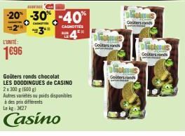L'Offre Imparable: Les Doodingues de Casino, 600g à 1€96 - 40% de Réduction!
