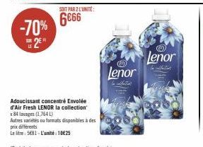 Offre Spéciale -70%: Lenor Envolée d'Air Fresh x 84 Lavages (1,764 L), à Seulement 5681 €/L!