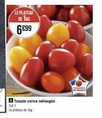 Le Plateau Gourmand de 1kg de Tomates Cerise Mélangée de France à 6€99 - Délicieuses et Fraîches!