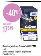 jetables Gillette