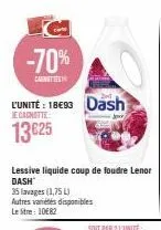 lessive liquide dash