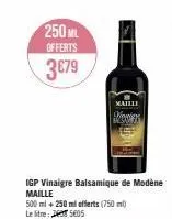 vinaigre balsamique maille