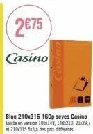2€75  casino 