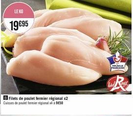 Promo Exceptionnelle : Filets et Cuisses de Poulet Fermier Régional Français à 19,95€ le KG.