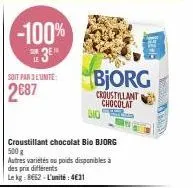 chocolat bjorg