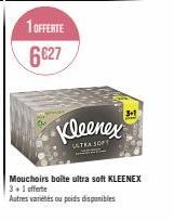 3+1 Kleenex Letra Soft Gratuit - Mouchoirs Ultra Softs