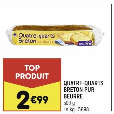 QUATRE-QUARTS BRETON PUR BEURRE