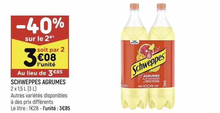 SCHWEPPES AGRUMES