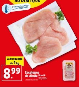 escalopes de dinde 