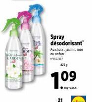 Ne Ratez Pas La Promo Sur Le Spray Désodorisant Arden : Jasmin, Rose Ou Océan, 425g, 1.0⁹, 21!