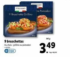goutez à la saveur italiene - grillino ou pomodori - 342 g pour seulement 3,49€!