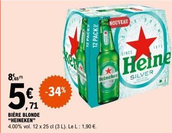 bière blonde Heineken