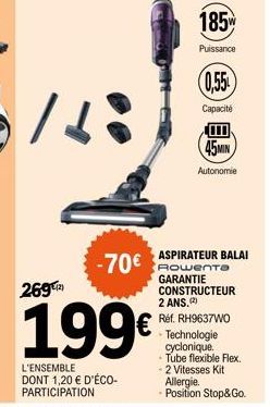 aspirateur balai 