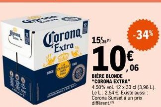 bière blonde Corona