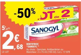 dentifrice Sanogyl