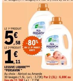 lessive Persavon