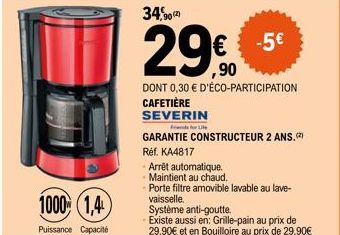 cafetière severin