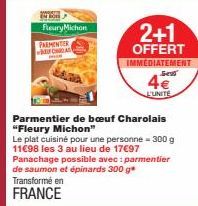 Promo ! Parmentier de Bœuf Charolais Fleury Michon : 3 Pour 11€98 ! Panachage Possible !