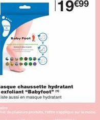 Profitez de la Promotion: Baby Foot Masque Chaussette Hydratant & Exfoliant - Hydratez et Rafraîchissez Votre Peau!