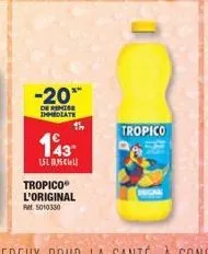 soldes tropico