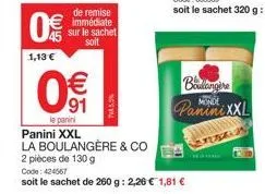 sachet la boulangére