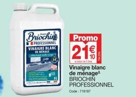 vinaigre blanc Promo