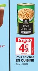 pois chiches Promo