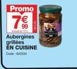 aubergines grillées Promo