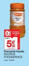 Promo : 250g Du Sucre moulu Ducros Foodservice à seulement 5€!