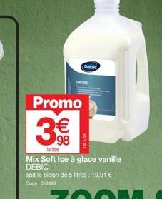 Debic  Promo  3€€  98  le tre 