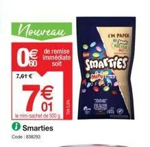 profitez de la promo smaties : minijas et the dand i'm paper #g ma à €7,61 !