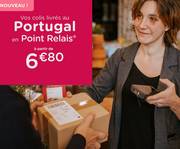 Promos de Mondial Relay | Envoyer un colis au Portugal en Point Relais | 13/06/2022 - 17/07/2022