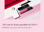 Promos de Nocibé | -70% sur le 2ème produit OUTLET*   | 15/03/2023 - 20/03/2023