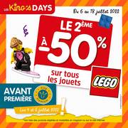 Promos de King Jouet | -50% lego | 05/07/2022 - 18/07/2022