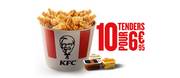 Promos de KFC | 10 tenders pour 6,95€ | 22/04/2022 - 20/05/2022