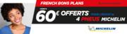 Promos de First Stop | Jusqu’à 60 € offerts pour l’achat de 4 pneus MICHELIN | 09/05/2022 - 04/06/2022