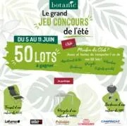 Promos de Botanic | LE GRAND JEU CONCOURS DE L'ETE | 08/06/2023 - 11/06/2023